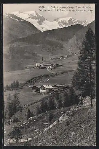 AK Lappago /Valle di Selva, Panorama verso Punta Bianca