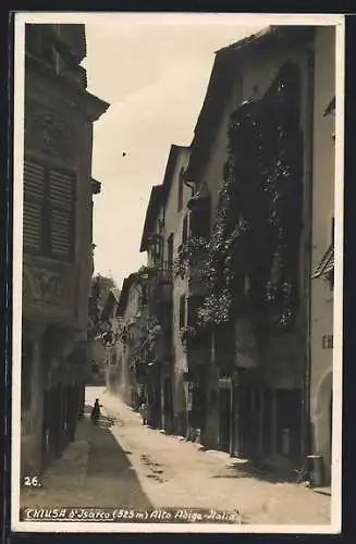 AK Chiusa d`Isarco, Strassenpartie im Ort