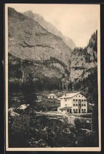 AK Rocca Pietore, Malga di Sot Ciapela, Panorma e Albergo