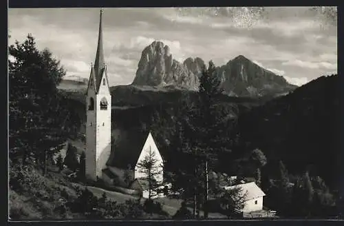 AK San Giacomo, Ortsansicht mit Kirche