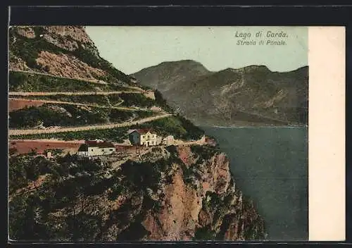 AK Strada di Ponale /Lago di Garda, Serpentinenstrasse
