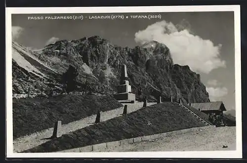 AK Passo Falzarego, Denkmal, Lagazuoi e Tofana