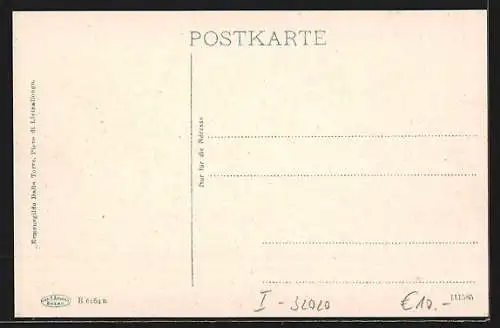 AK Buchenstein, Ortsansicht mit Kirchturm
