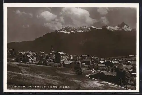 AK Cortina, Ortsansicht, Becco di Mezzodi