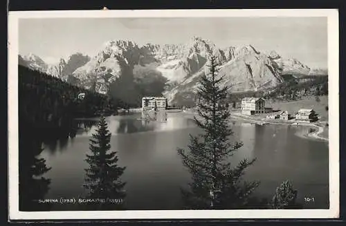 AK Misurina-Sorapis, Hotelanlage am See