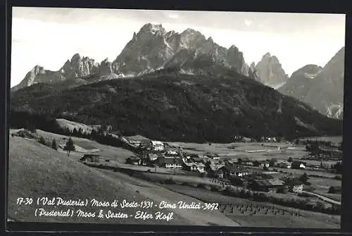 AK Moos bei Sexten /Pustertal, Ortsansichten und Elfer Kofl