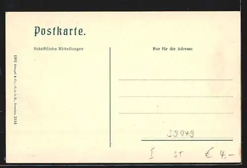 AK Sterzing, Blick auf Burg Sprechenstein