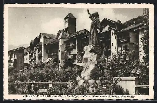 AK Chiusa d`Isarco /Alto Adige, Monumento P. Ioach, Flaspinger