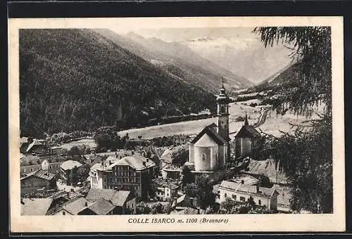 AK Colle Isarco, Panorama mit Kirche