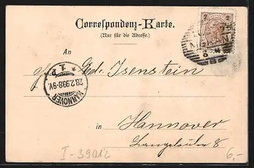 AK Meran, Ortsansicht gegen Vintschgau