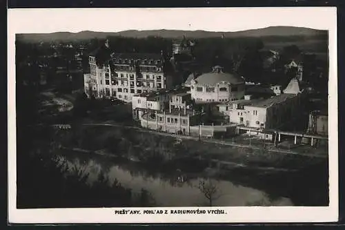 AK Piestany, Panorama vom Radiumberg