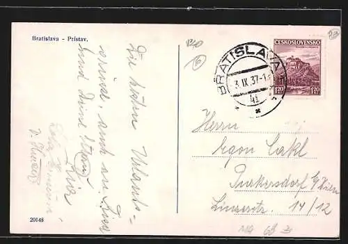 AK Bratislava, Pristav