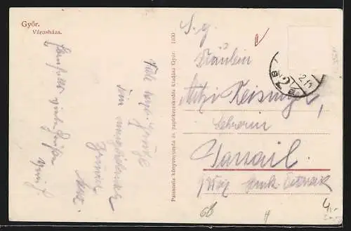 AK Györ, Városháza