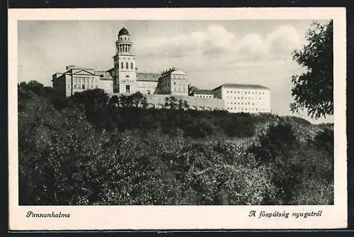 AK Pannonhalma, A föapátság nyugatról