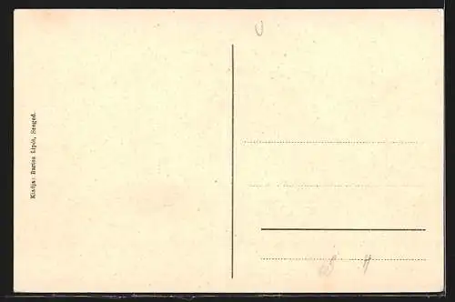 AK Szeged, Széchényi tér a várocházávol