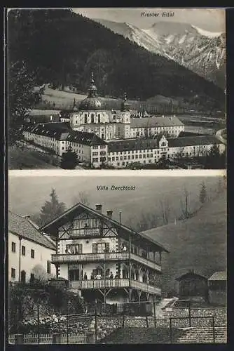 AK Ettal, Kloster und Villa Berchtold