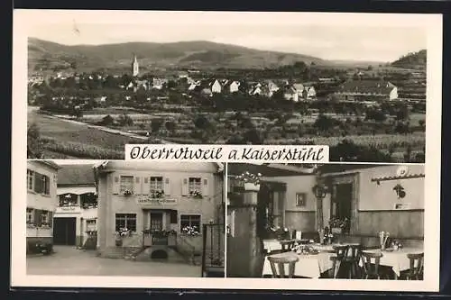 AK Oberrotweil a. Kaiserstuhl, Gasthaus zum Bären, Totalansicht