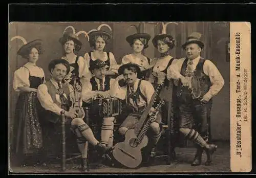 AK D`Etschtaler, Gesangs-, Tanz- u. Musik-Ensemble, Trachtenkapelle
