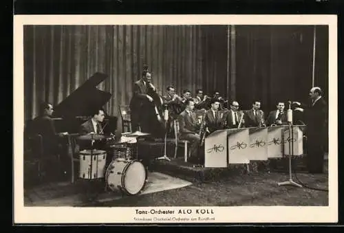 AK Musiker Alo Koll mit seinem Tanz-Orchester