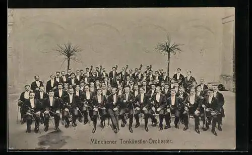 AK Münchener Tonkünstler-Orchester mit Violinen und Cello