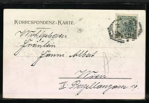 AK W. Seidl, Zum Andenken an das 40jährige Jubiläum 1903