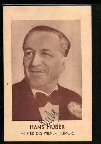 AK Hans Huber, Meister des Wiener Humors