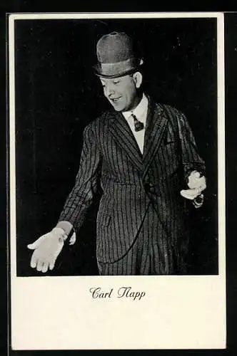 AK Carl Napp in Bühnenkostüm