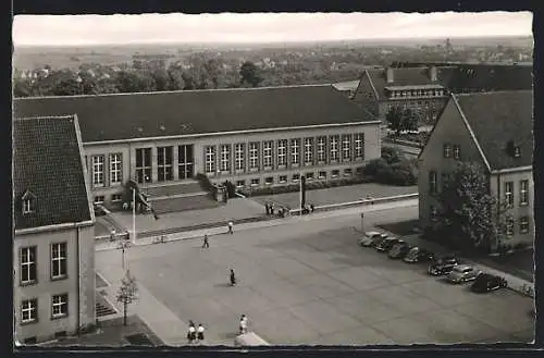 AK Mainz, Johannes Gutenberg-Universität mit Strassenpartie