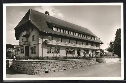 AK St. Märgen /Bad. Schwarzwald, Gasthaus zum Hirschen Emil Hättich