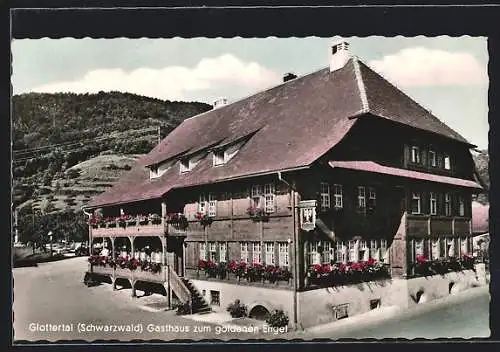 AK Glottertal, Gasthaus zum goldenen Engel