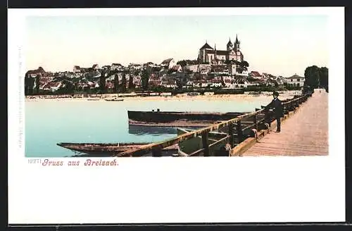 Lithographie Breisach, Totalansicht