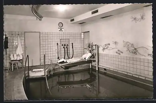 AK Bad Krozingen, Bewegungsbad, Innenansicht