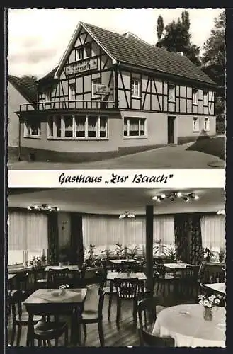 AK Neuhonrath /Rhld., Gasthaus Zur Baach, Bes. Hugo Schmitz
