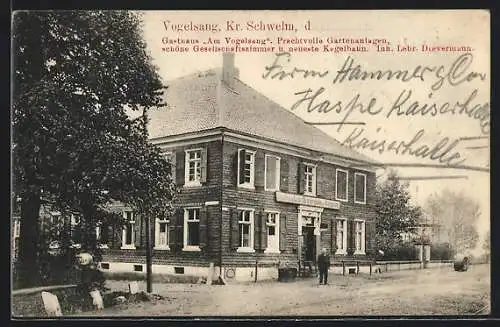 AK Vogelsang /Kr. Schwelm, Gasthaus Am Vogelsang von Lebr. Drevermann