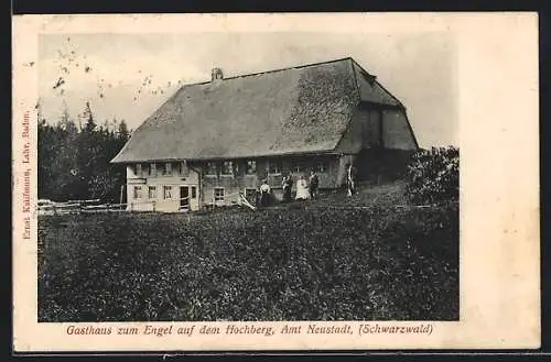 AK Neustadt / Schwarzwald, Gasthaus zum Engel auf dem Hochberg