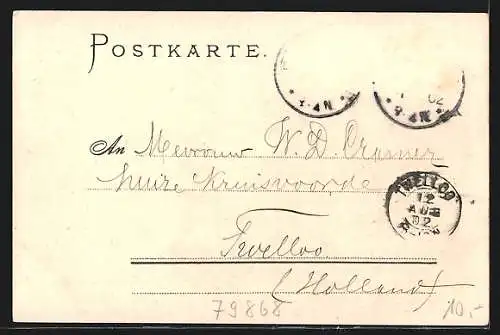 Lithographie Feldberg / Schwarzwald, Feldsee mit Seebuck