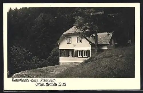 AK Kollnau /Elstal, Hotel-Pension Naturfreunde-Haus Kohlenbach