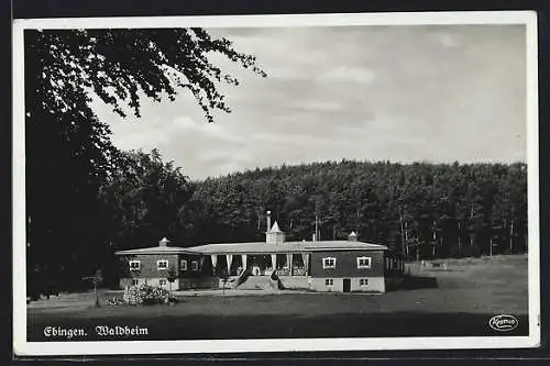 AK Ebingen, Ansicht vom Waldheim