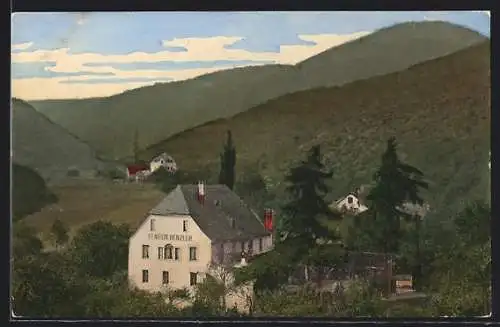 AK Boppard /Mühltal, Hotel-Pension Henzler