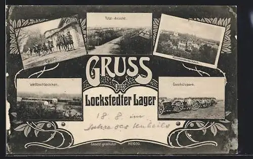 AK Lockstedter Lager, Casino, Kommandantenhaus, Wellblechbaracken