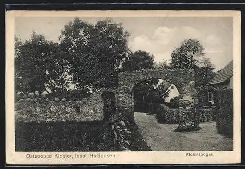 AK Kloster /Insel Hiddensee, Am Kloserbogen