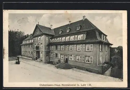 AK Nonnenweier b. Lahr, Diakonissen-Haus bei der Einweihung des neuen Mutterhauses 1926