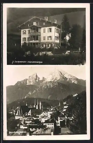 AK Berchtesgaden, Hotel Hansererlehen von J. Zechmeister