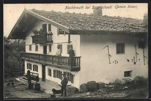 AK Bayrischzell / Hochkreuth, Haus v. Johann Huber