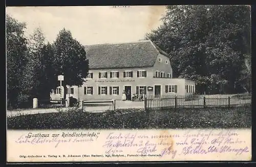 AK Bad Heilbrunn, Ansicht vom Gasthaus zur Reindlschmiede