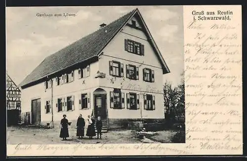AK Reutin i. Schwarzwald, Gasthaus zum Löwen