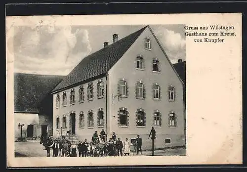 AK Wilsingen, Gasthaus zum Kreuz von Knupfer