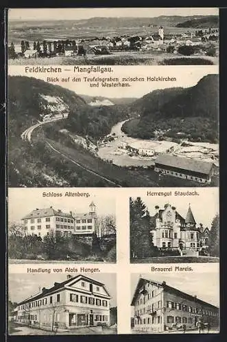 AK Feldkirchen / Mangfallgau, Brauerei Mareis, Handlung von Alois Hunger