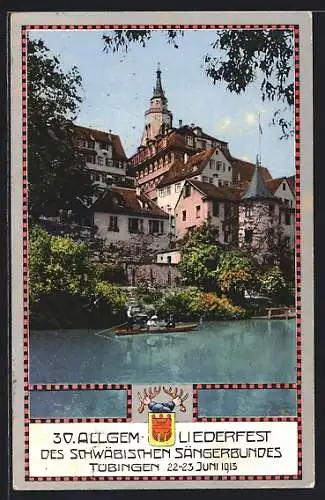 AK Tübingen, 30. Allgem. Liederfest des schwäbischen Sängerbundes 1913, Schloss