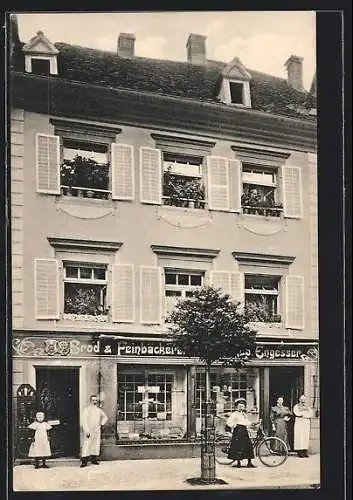 AK Villingen / Baden, Bäckerei J. N. Engesser, Oberestrasse 22